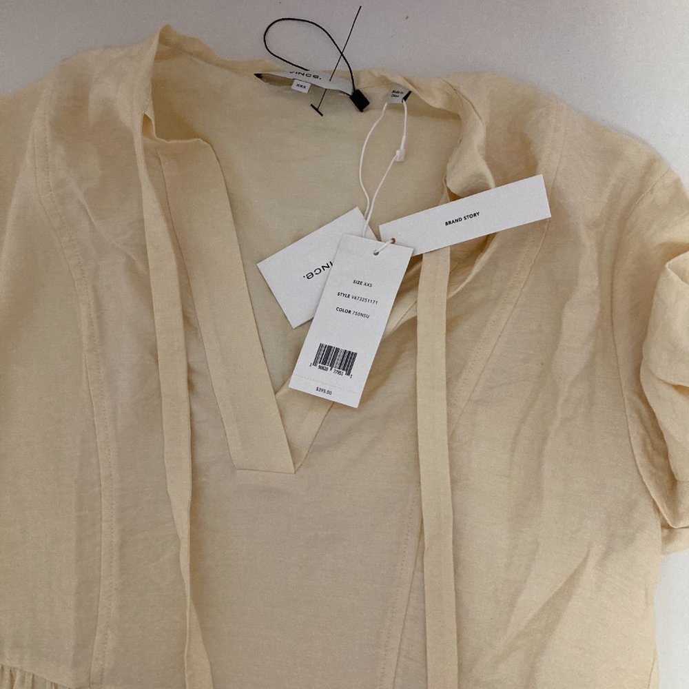 VINCE Mock Neck Midi Length Dress - Picture 8 of 14
